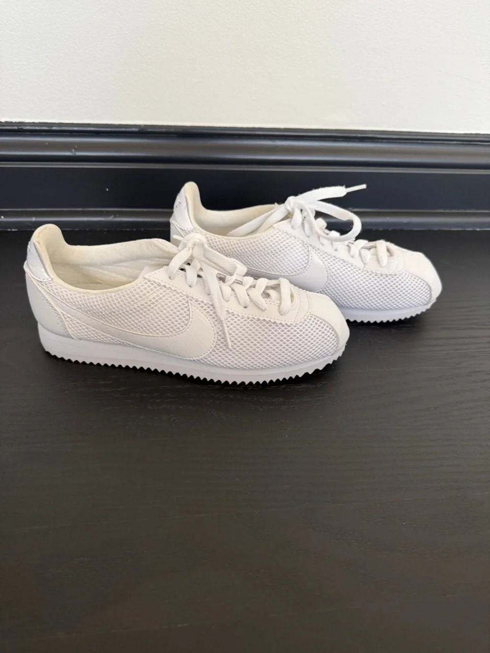 Nike White Low-Top Mesh daybreak Sneakers - Picture 4 of 8